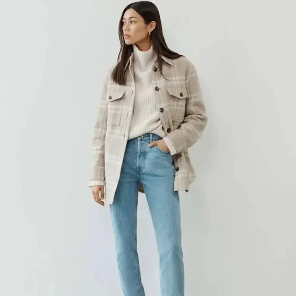 Everlane Women's Size 26 Crop 90s Cheeky Mom Jeans Blue Light Wash